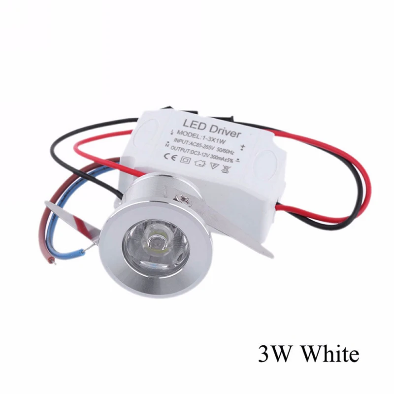 Белый/теплый белый 1 Вт/3 Вт светодиодный AC 85-265 в мини-светильник для поверхностного монтажа светодиодный светильник ювелирный шкаф точечный светильник