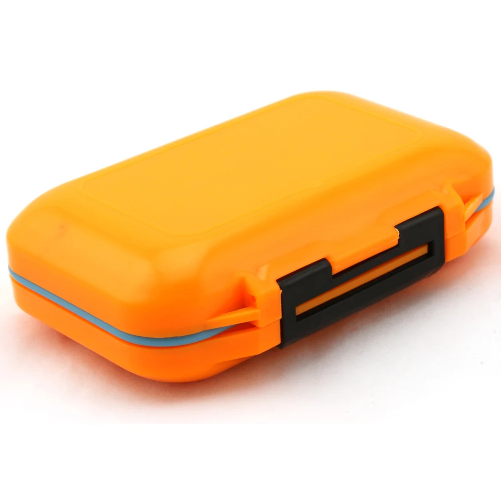 Fishing Tackle Box Orange Color 12 Compartments Hook Boxes Lure Box Fly