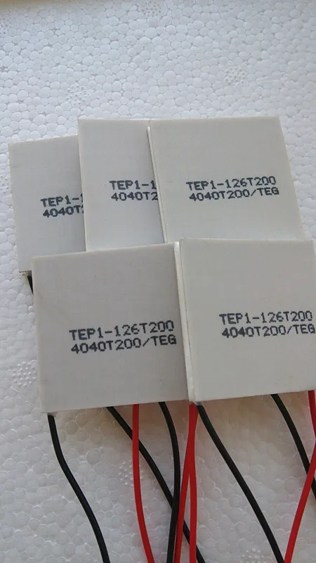 Термоэлектрический генератор энергии, TEP1-126T200, 40*40 мм, экономичный, за TEP1-142T300 качество внешней торговли