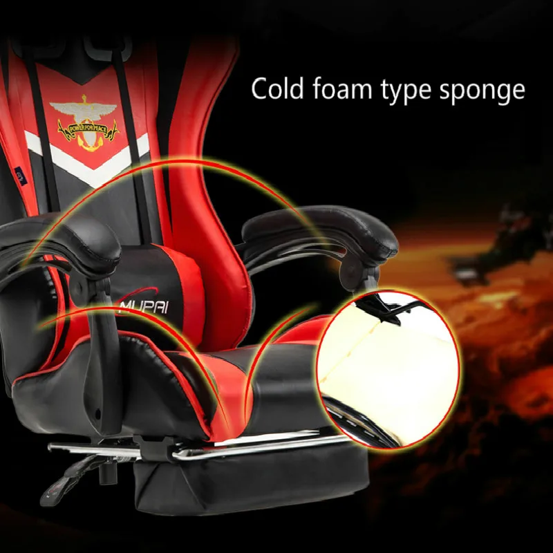  Gaming Chair Width Household Massage Computer Chair Leisure Reclining Lift Swivel Office Chair Sill