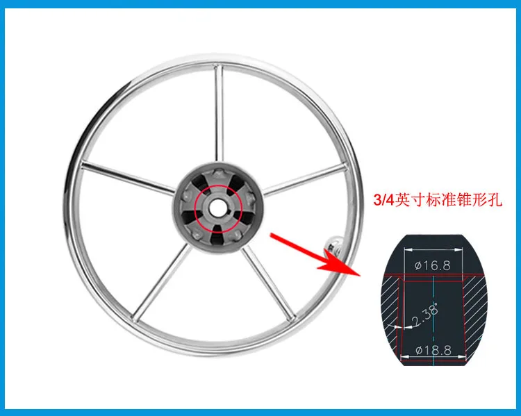 316 stainless steel yacht steering wheel marine yacht speedboat rudder hydraulic steering gear system (4)