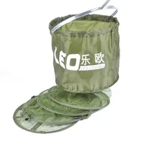 SEWS LEO 34 см* 1,5 м рыболовная сетка клетка рыболовная снасть круглая рыболовная сеть 5 слоев Складная