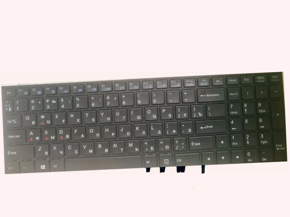 

Russian RU Keyboard for CLEVO Hasee Z7 I7 D2 R2 Z7M Z8 Z6 I7 For DEXP Ares E103 E104 E105 E110 E112 E113 Black