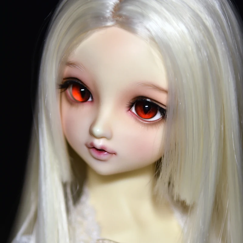 Bybrana Bjd sd Кукла стеклянные звери красные глаза