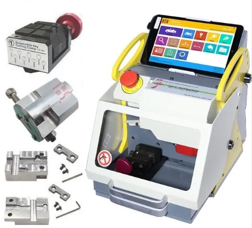 Автоматический слесарный инструмент SEC-E9 ЧПУ для резки ключей мульти 4 зажим язык версия