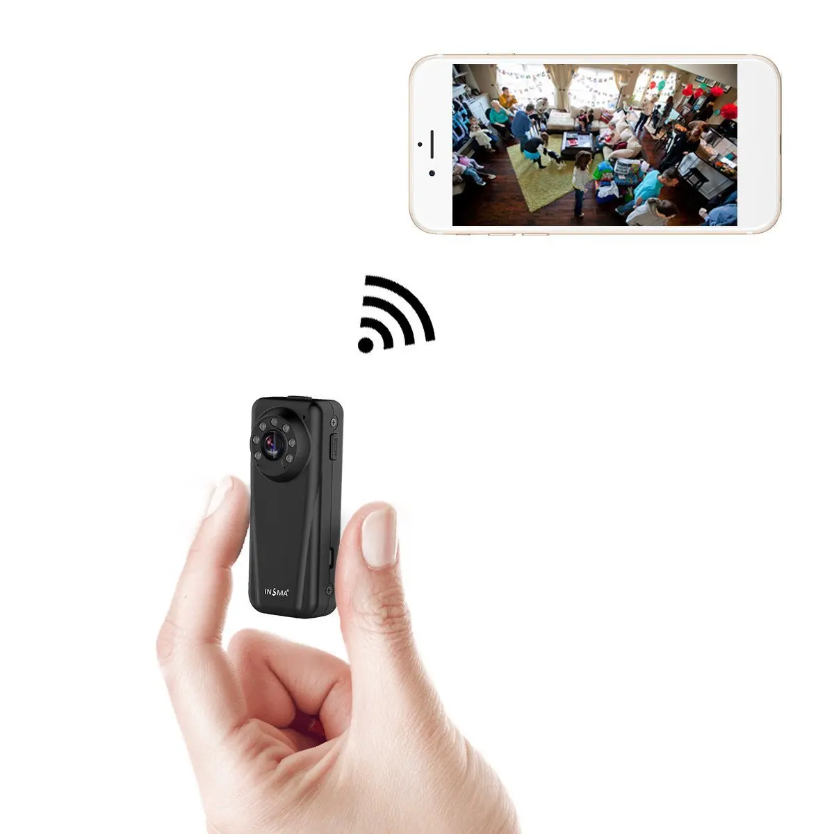 Новые P2P мини Камера Wi-Fi HD 1080 P IP Камера видео Регистраторы Видеорегистраторы для автомобилей Ночное видение обнаружения движения Cam Loop