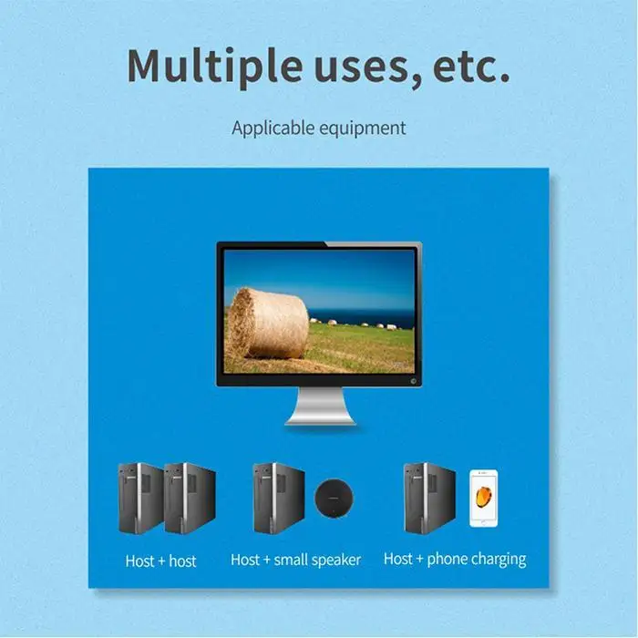 Прочный практичный 4 usb порта памяти для Win 7/8/Vist/Linus и т. д. функция USB 2,0 переключатель 5 V коммутатор