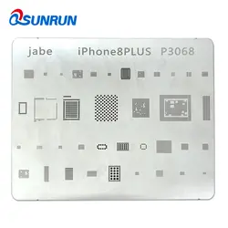 QSUNRUN iPhone  CPU Mobile Phone Universal BGA IC Reballing Stencil For Iphone X / 8 / 8S Mobile Iphone Reparing Tool
