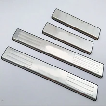 Welcome Pedal For Mazda BT-50 bt50 2012 Scuff Plates Stainless Steel Door Sill Strip Auto Car Styling Stickers Accessories 4pcs Welcome Pedal For Mazda BT-50 bt50 2012 Scuff Plates Stainless Steel Door Sill Strip Auto Car Styling Stickers Accessories 4pcs