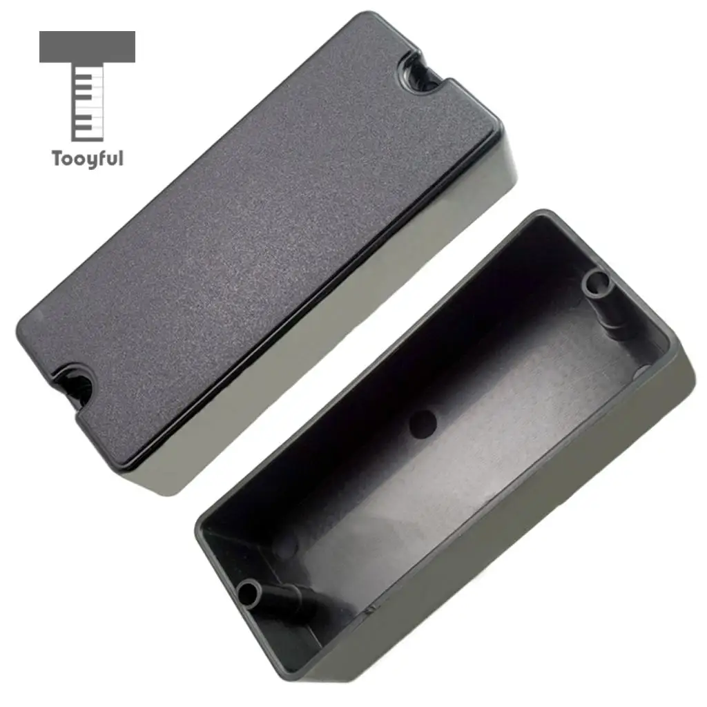 

Tooyful Sealed Closed Type Humbucker Pickup Covers for 4 String Electric Bass 2 Hole