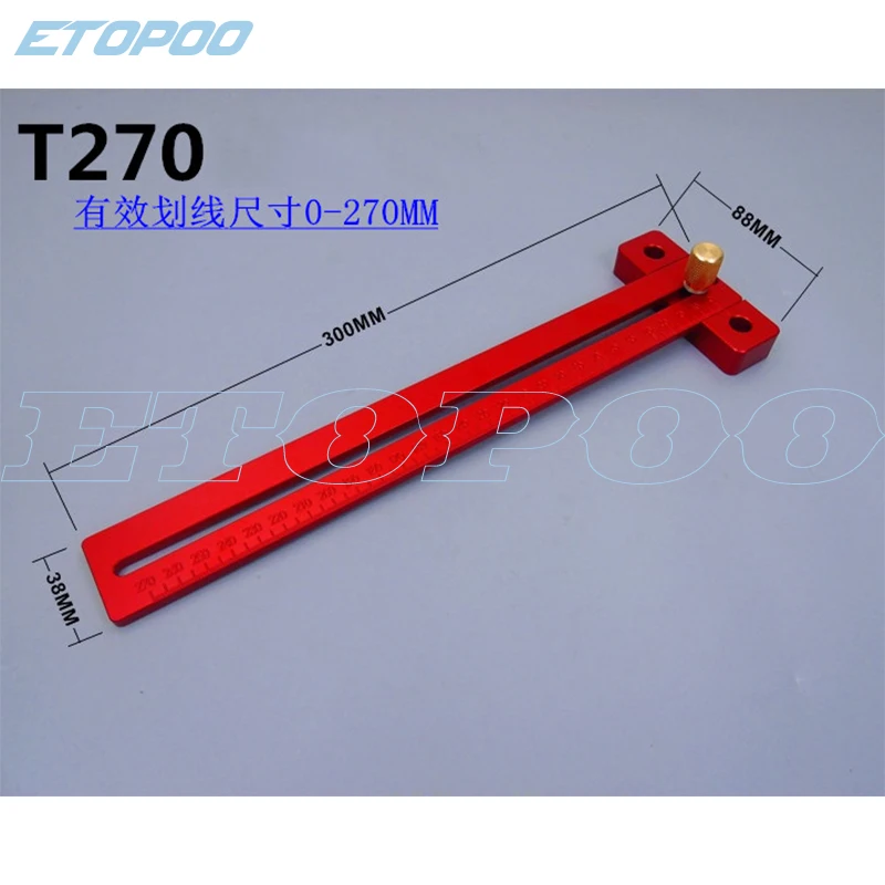 

Doweling Marking Gauge 170mm 270mm Adjustable Mortise Angle Ruler Metric Carpenter Measuring Tool For Woodworking