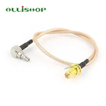 ALLiSHOP 0-6 ГГц SMA гнездо jack разъем К crc9 адаптер pigtail RG316 кабель для HUAWEI PCI wifi маршрутизатор 3g USB модем