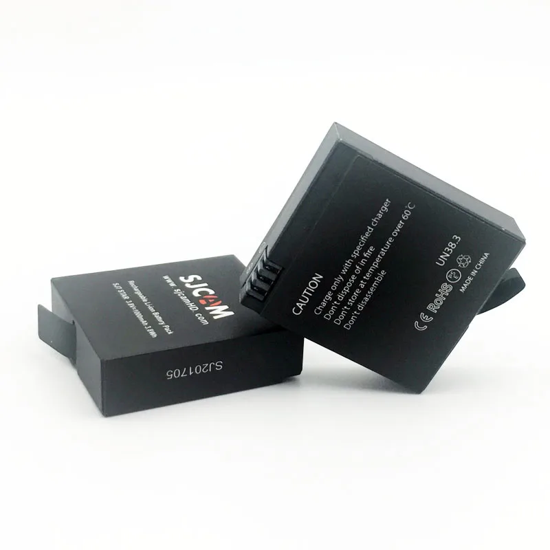 Tanie 2 sztuk SJCAM SJ7 gwiazda baterii 1000mAh akumulator litowo jonowy do SJ7 Star sport akcesoria do kamer w ruchu