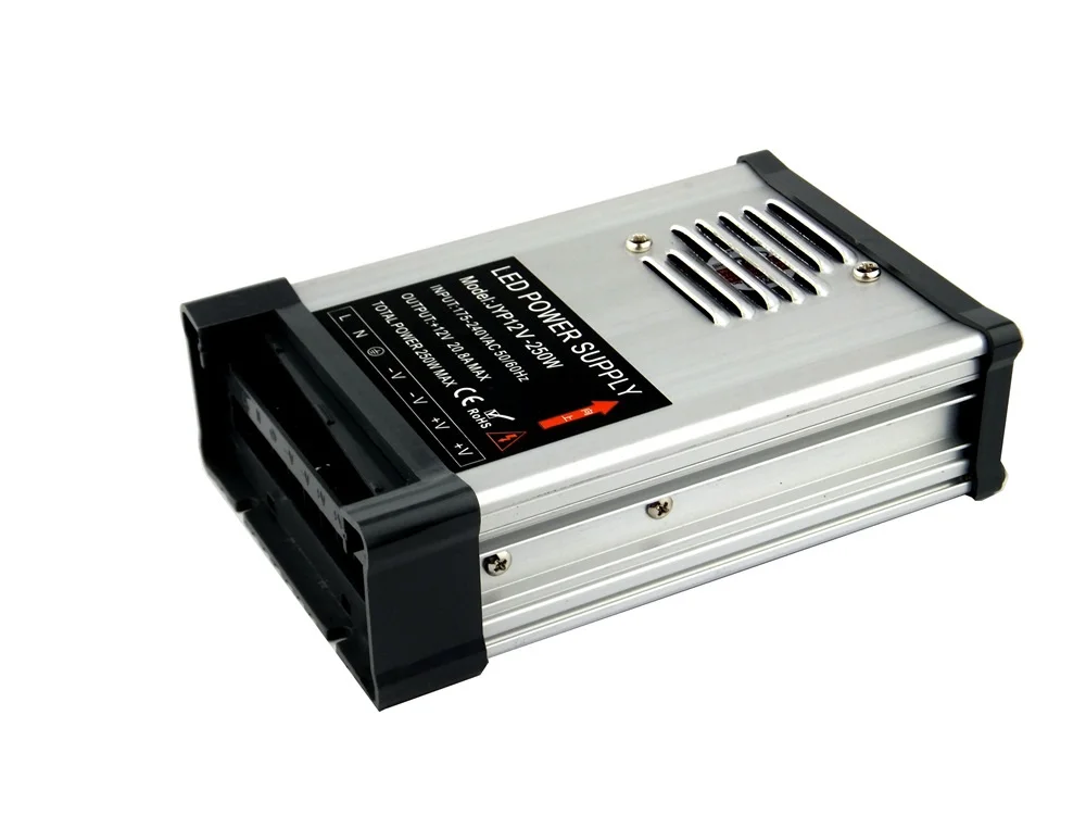 Светодиодный уличный непромокаемый источник питания worldcstar DC12V/DC24V 60 Вт 100 200 250 400