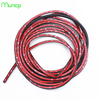 

5 meters Car Door Seal Strip Big D Small D-type Waterproof Trim Sound Insulation auto rubber seal Strips For Citroen C-Quatre