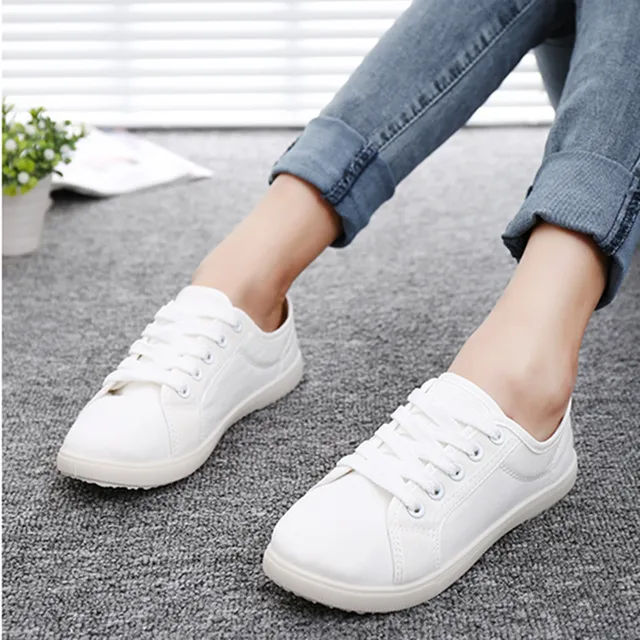 plain white sneakers for girls