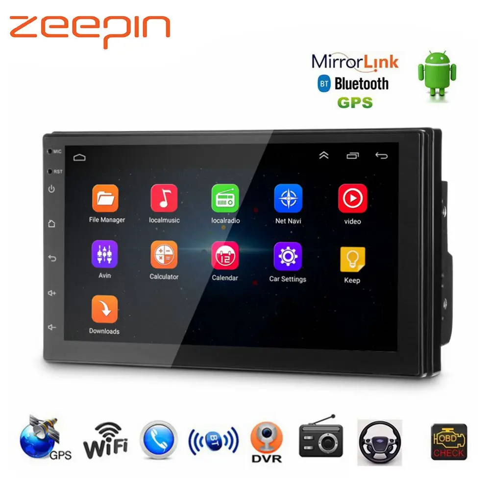 Универсальный gps навигатор WiFi Автомобильный MP5 плеер для VW Toyota Android USB аудио радио