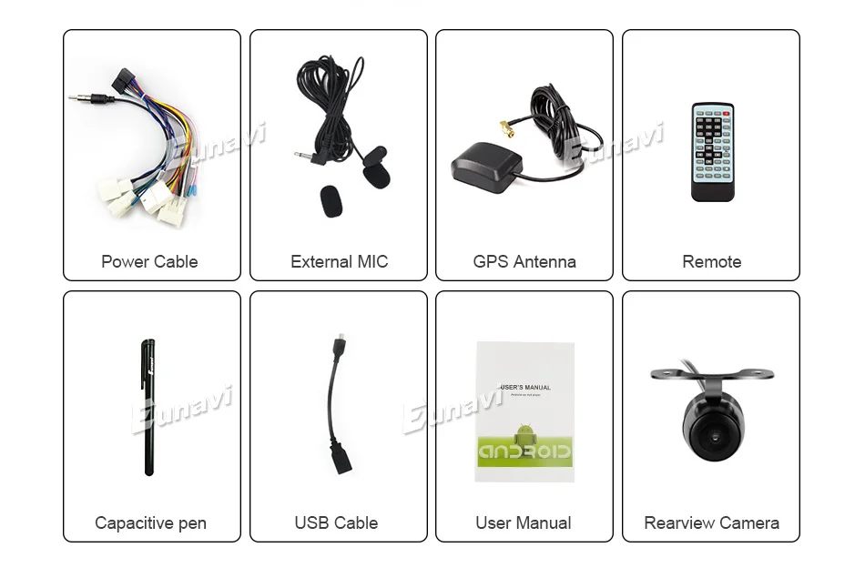 Discount Eunavi 2 Din Car DVD For Toyota Corolla E120 BYD F3 Android 8.1 Quad core RAM 2G 2Din Car DVD stereo GPS with touch screen WIFI 26