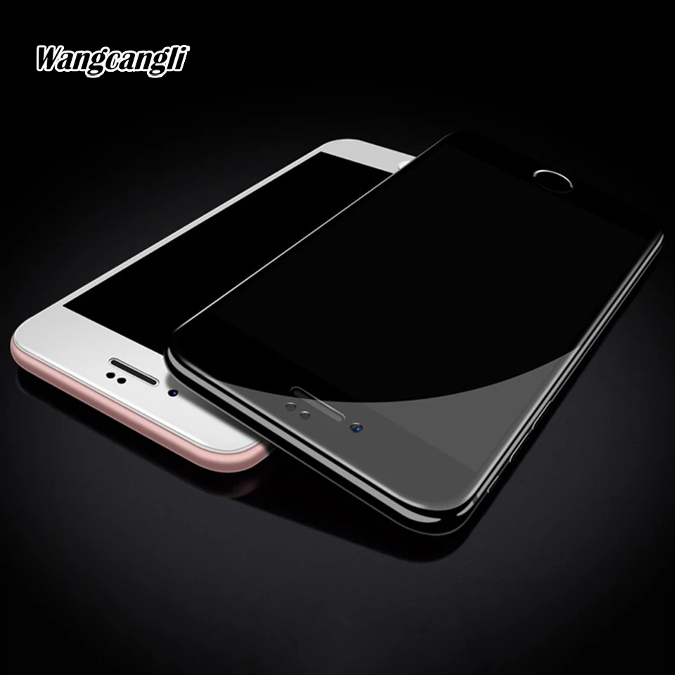 4D Защитное стекло для iphone 7 полный экран покрытие твёрдый край протектор Закаленное стекло для iphone 8 plus 7 plus 6 plus