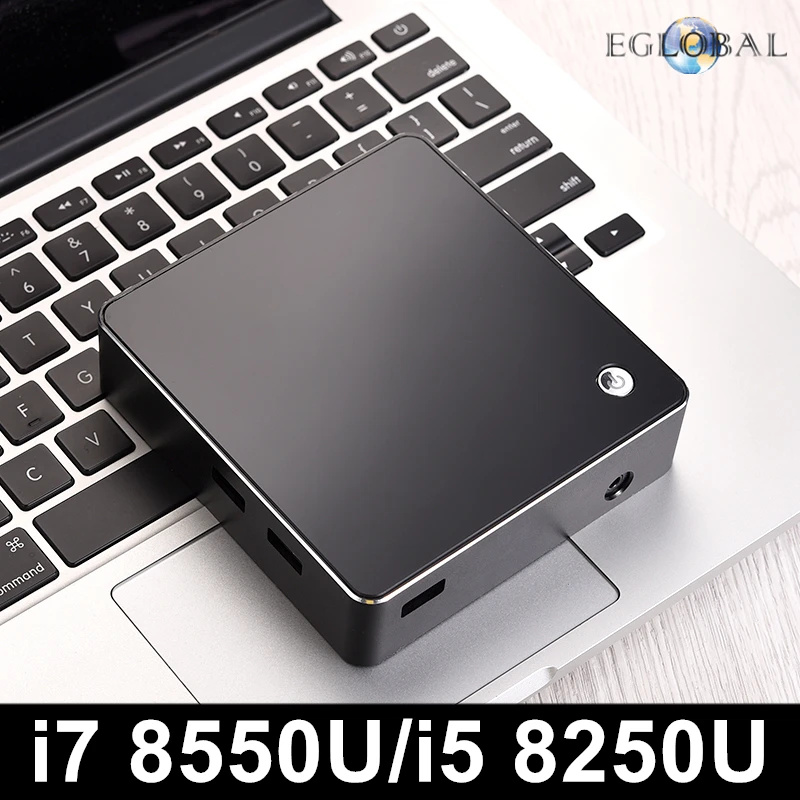 Eglobal Лучший настольный компьютер Intel NUC core i7 8550u i5 8250U охлаждающий вентилятор мини
