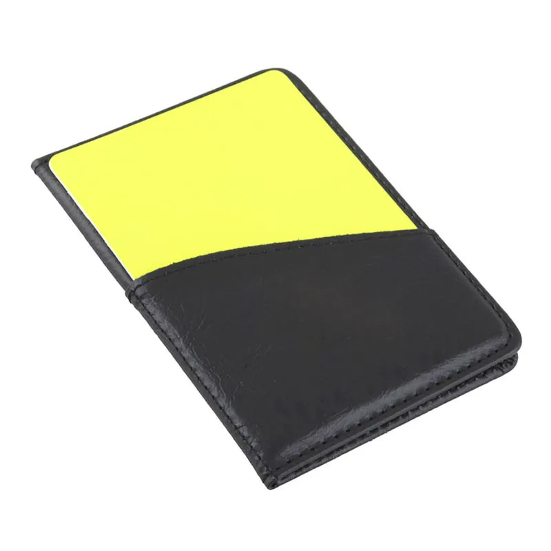 Fußballschiedsrichter Brieftasche Rote Karte und Gelbe Karte Brieftasche Bl  HV 