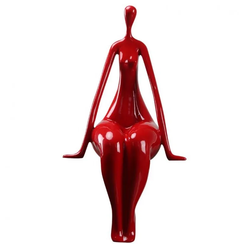 

Abstractive Arts Figure Statue Popular In Bad Love Female Character Resin Art&Craft Desktop Decoration Office L3206