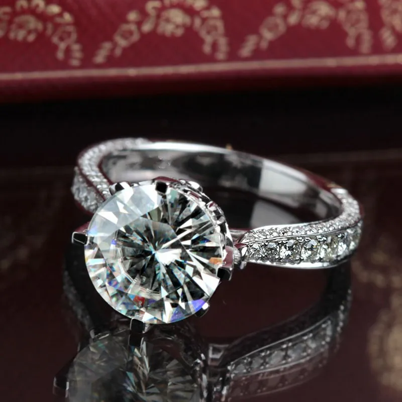 Choucong Solitaire Promise Ring 925 пробы серебро AAAAA cz обручальное кольцо кольца набор для женщин мужчин массивные ювелирные изделия