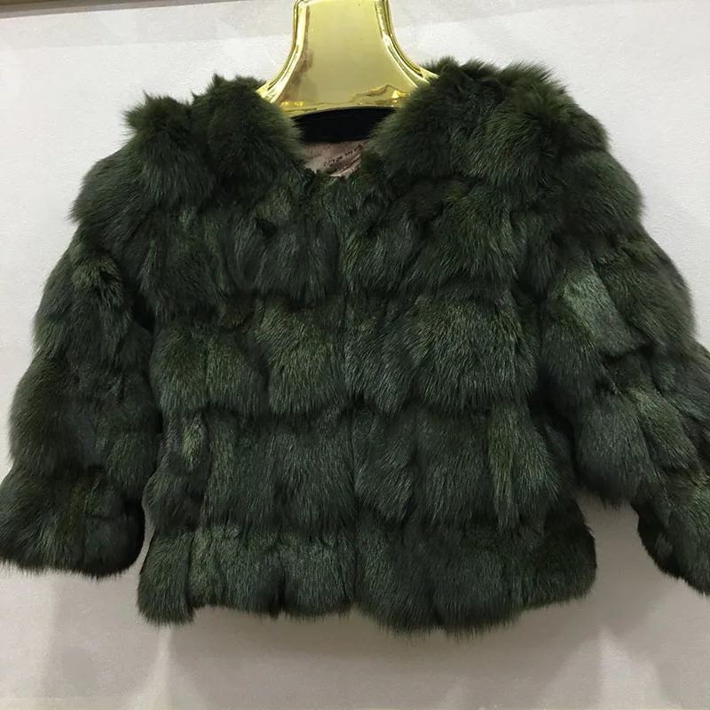 Женское короткое теплое пальто из натурального Лисьего меха, женская зимняя верхняя одежда из натурального меха, натуральные куртки, пальто, размер M/L/XL для женщин s