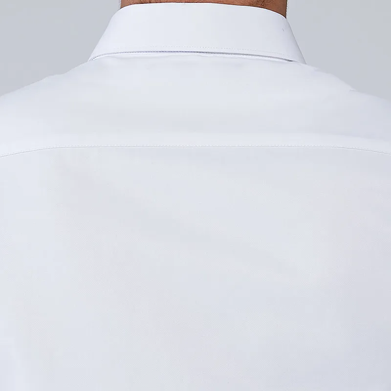 Marca browon camisa masculina negócio material hidrofóbico