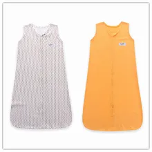 baby sleeping bag baby vest type bag 100% cotton knitted cloth sleeping bag baby anti kick quilt sleeping bag 82cm 12 colors