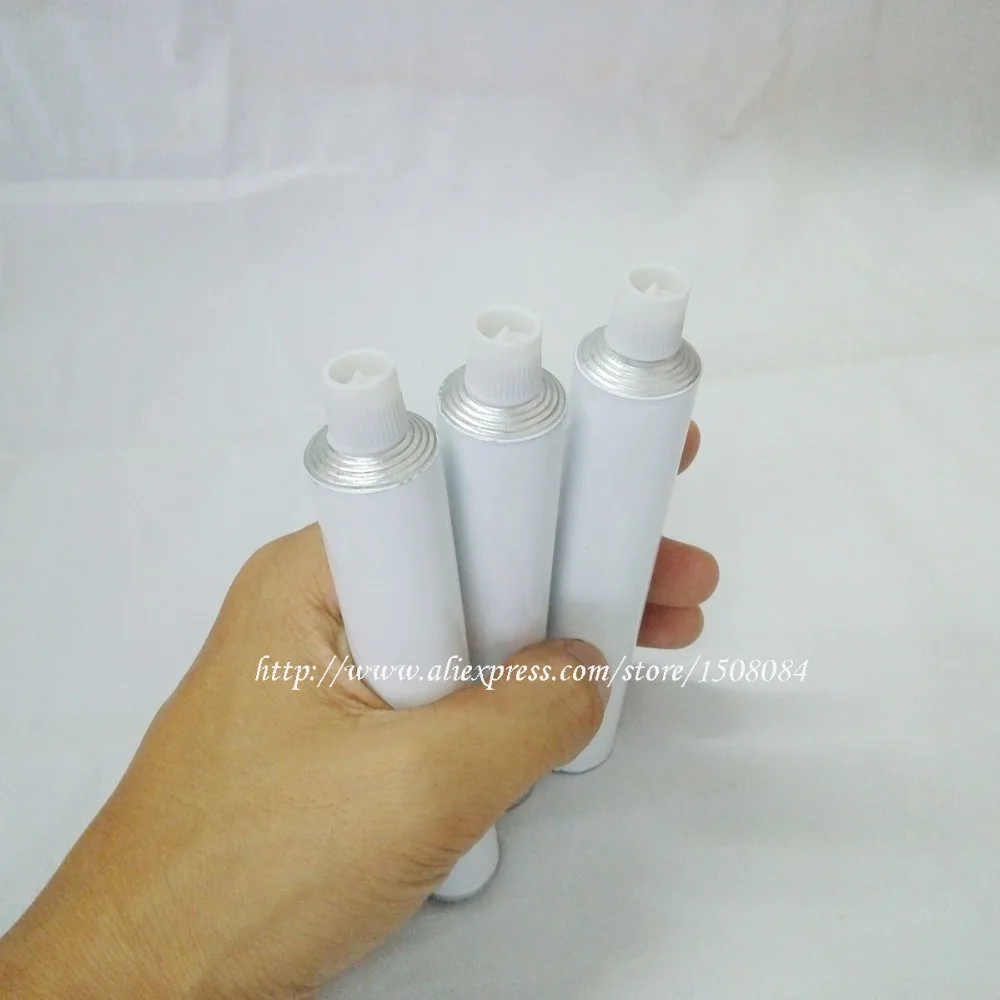

100pcs 30ml Aluminum Empty Toothpaste Tubes w/ Needle Cap unsealed