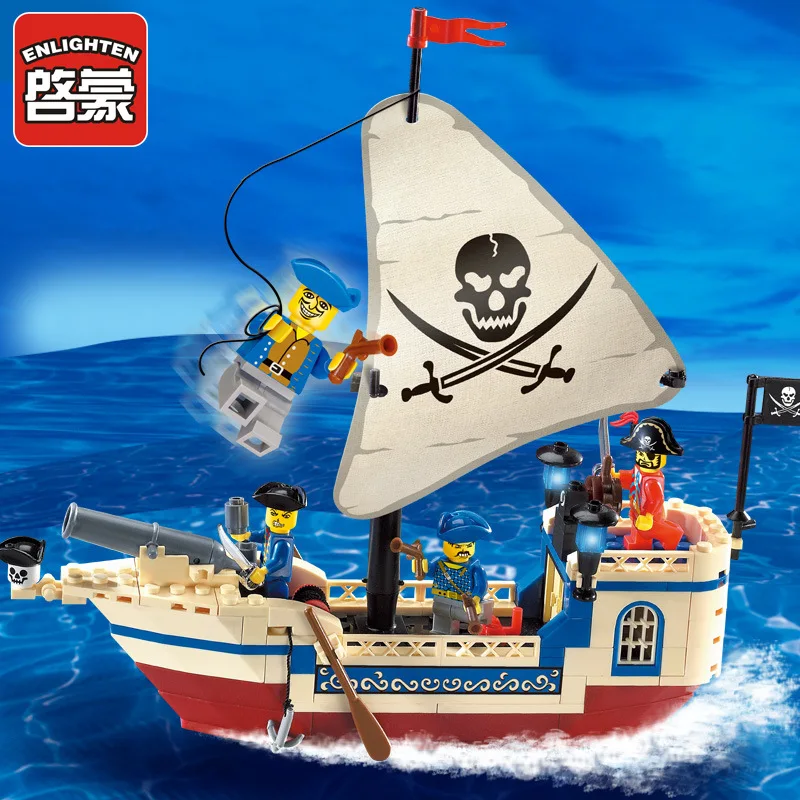 Kids-Favorite-Educational-Toy-188pcs-set-Pirate-Boat-Model-DIY-Building-Blocks-Kit-Toy-Accompany-Kids (2)
