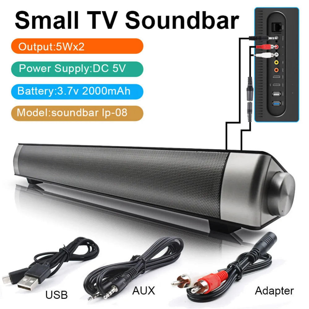 soundbar LP-08 bluetooth speaker