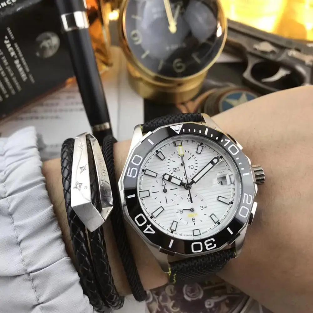 

U1 factory selling AAA top quality luxury men's watch AQUARACER series WAY218A.FC6362 2813 automatic movement nylon strap watch