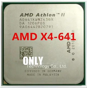 

Free Shipping AMD Athlon II X4 641 2.8GHz Quad-core CPU Processor AD641XWNZ43GX Socket FM1