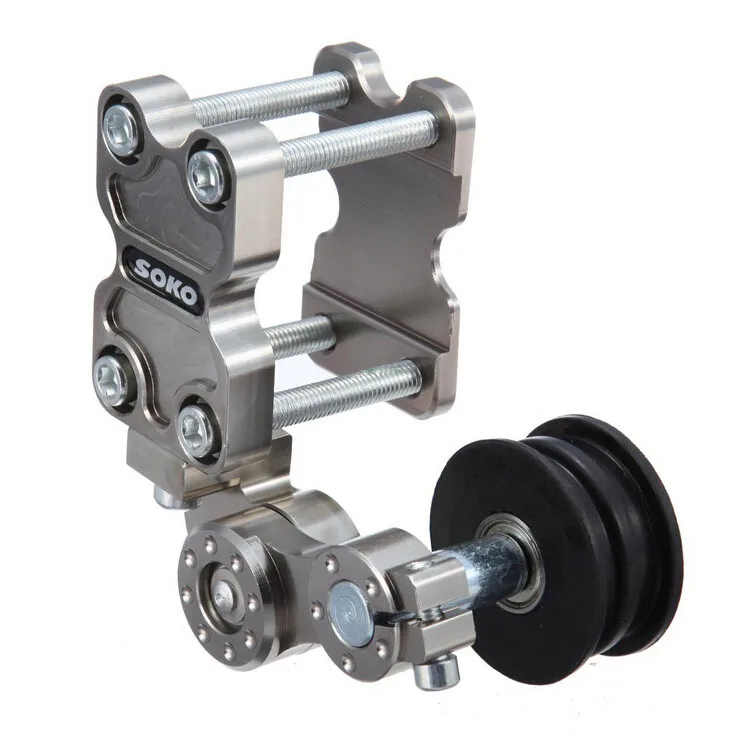 Silver Aluminum Universal ATV Motocross Adjuster Chain Tensioner Tool