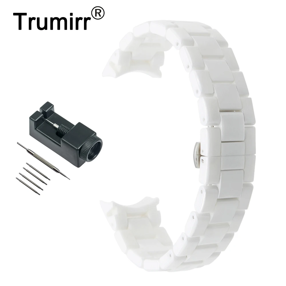 18 мм 22 мм Керамика часы ремешок для Armani AR1400 AR1405 AR1410 AR1417 ar1426 ar1442 AR1451 AR1452 ar1468 ремешок на запястье ремень браслет