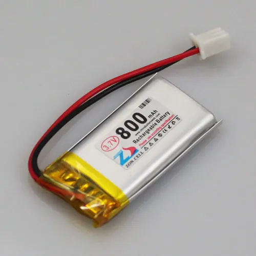 Беспроводной литий ионный аккумулятор 800 мАч 652040 3 7 в|li-ion rechargeable|rechargeable bluetoothpolymer