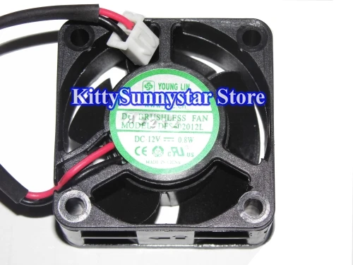 YOUNGLIN DFS402012H DC12V 1.6W 40*40*20mm 2Pin Cooling Fan