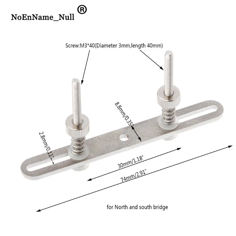 

Water Cooling Accessories 1 Set Stainless Steel Water Cooling Block Buckles Screw M3*40 For Southbridge dropshipping