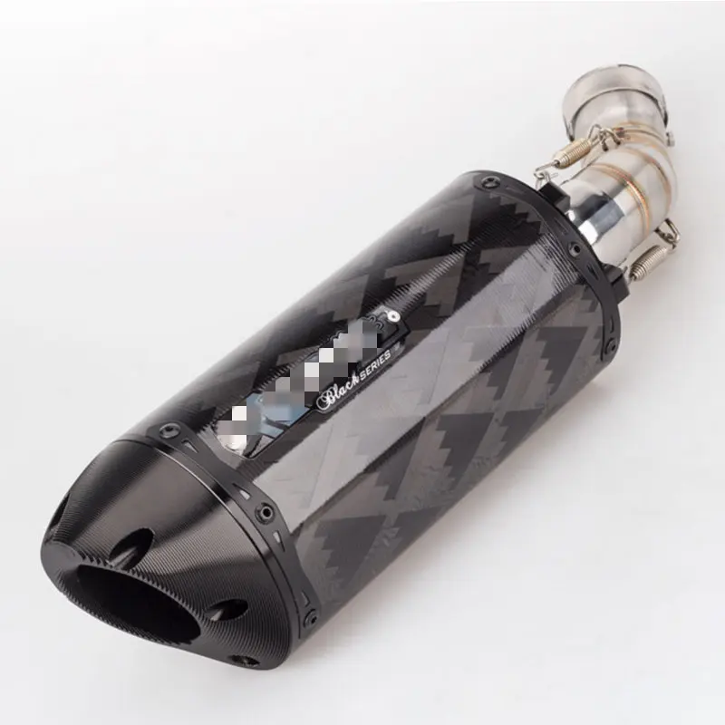 

Carbon Fiber motorcycle muffler for Kawasaki Z900, mid pipe for Z900, morocycle exhaust with mid pipe, escapamento moto for Z900