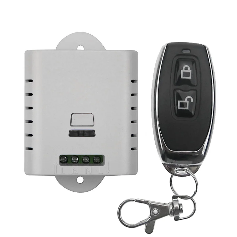 

2016 new AC 85v 110v 120v 220v wireless remote control switch with manual button 1 receiver +1 (JRL-7)transmitter smart home
