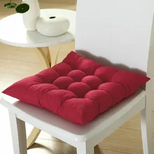 40*40 см семейная зимняя домашняя офисная декоративная подушка для сиденья, одноцветная удобная барная подушка для кресла, дивана, подушки для ягодиц и стула JY