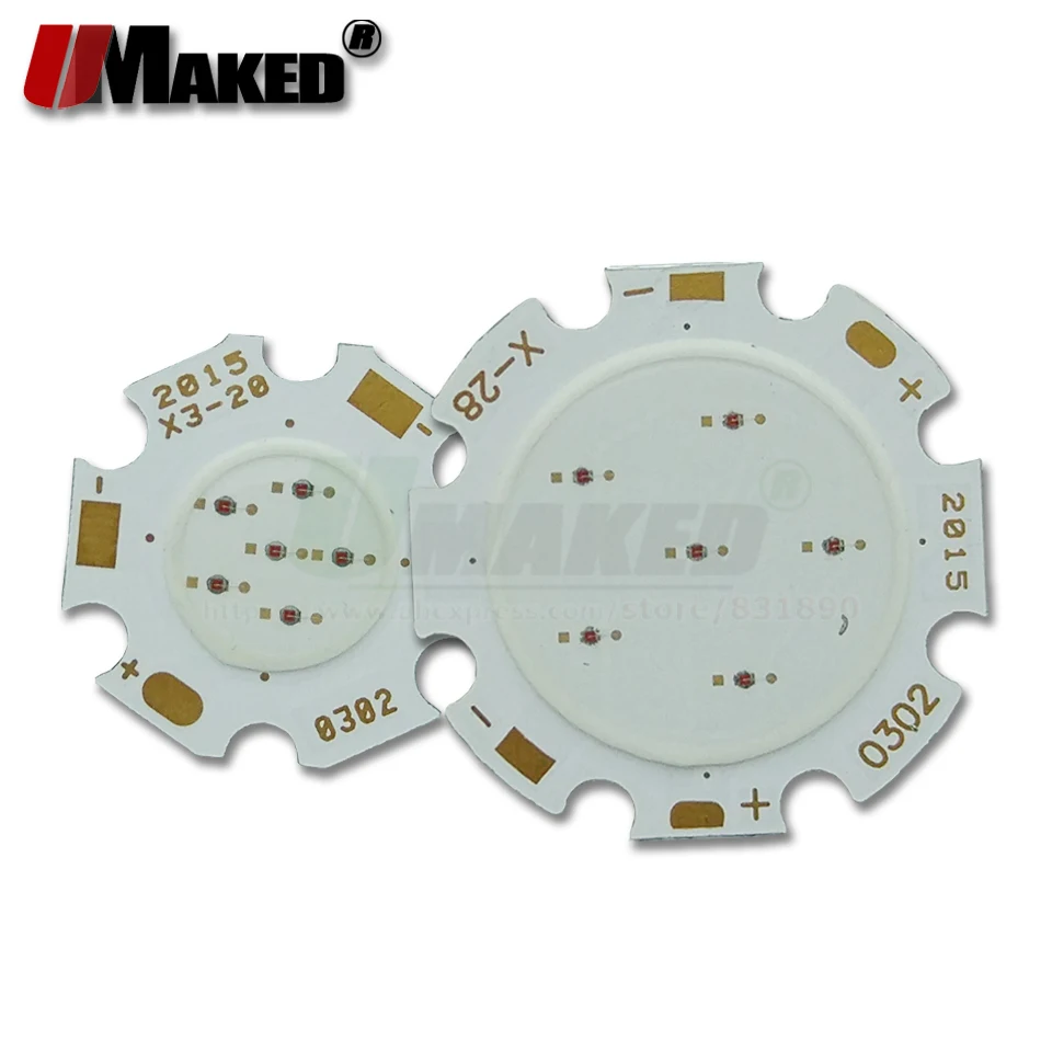 10 шт. COB Chip LED Light Bead 3 Вт 5 красный/зеленый/синий/теплый/натуральный/белый цвет
