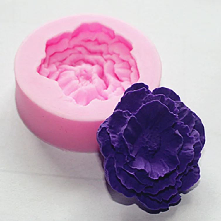 

New Big flower silicone fondant cake molds soap chocolate mould for the kitchen baking Sugarcraft FM061