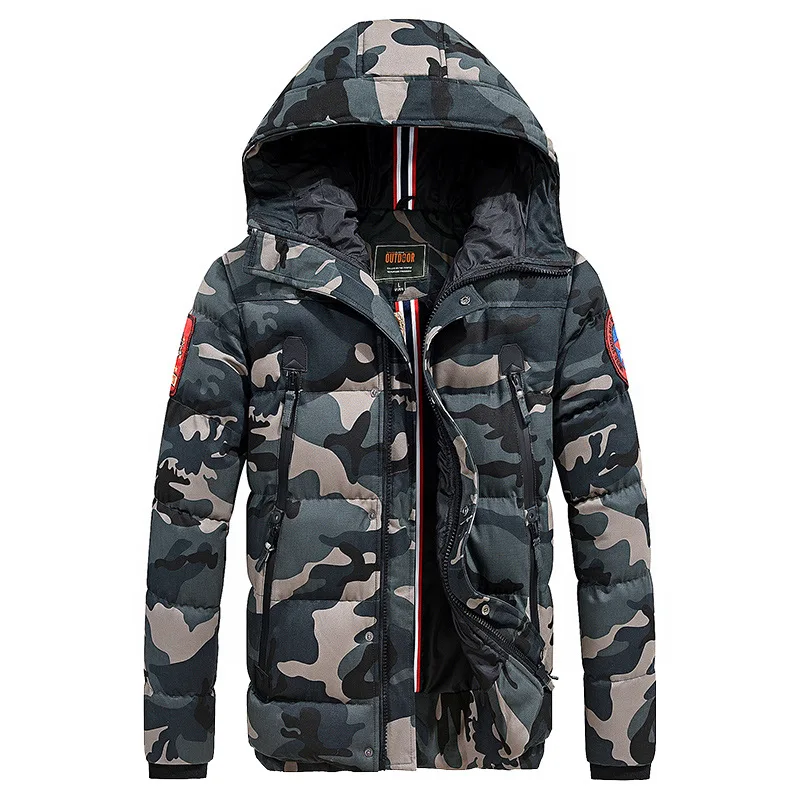 

Winter Jacket For Men's Park Hooded Thick Warm Parka Men Winter Coat Male Military Parka Hombre Casaco Masculino Big Size M-4XL