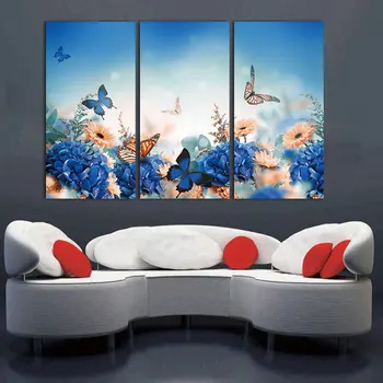 

Canvas Painting Nordic Style Canvas Art Print Painting Poster Butterfly Wall Pictures for Home Decoration Wall Decor