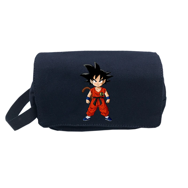 Dragon Ball Сон Гоку Печать холст школьная сумка для хранения аниме дорожный Органайзер большой Пенал макияж Чехол канцелярский чехол