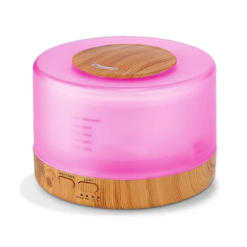 

VVPEC 500ml Ultrasonic Air Humidifier Remote Control Aromatherapy Essential Oil Mist Maker Aroma Diffuser with LED Lights
