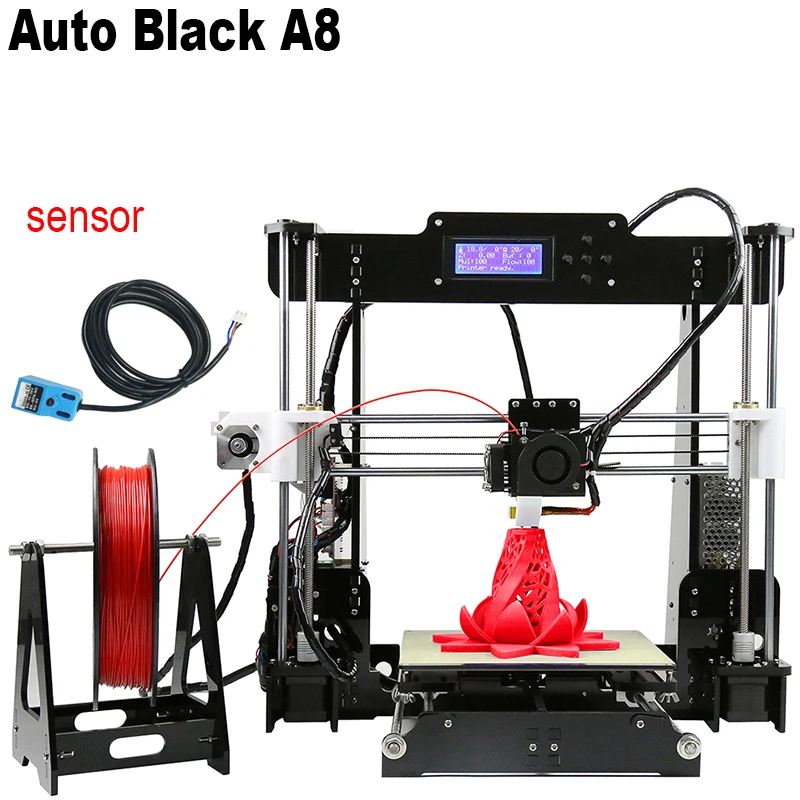 Anet A8 Auto level 3D printer Reprap prusa i3 DIY kits automatic leveling 3D Printer Kit DIY With 10m Filament 8GB Card